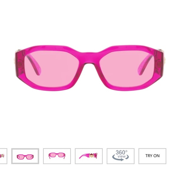 Versace Pink Sunglasses - Picture 2 of 5